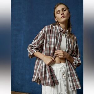 Urban Outfitters BDG Dad Button-Down Shirt Size XS